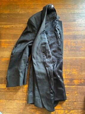 Jos A Bank 100% Cashmere Men's Dark Gray Wool Blazer